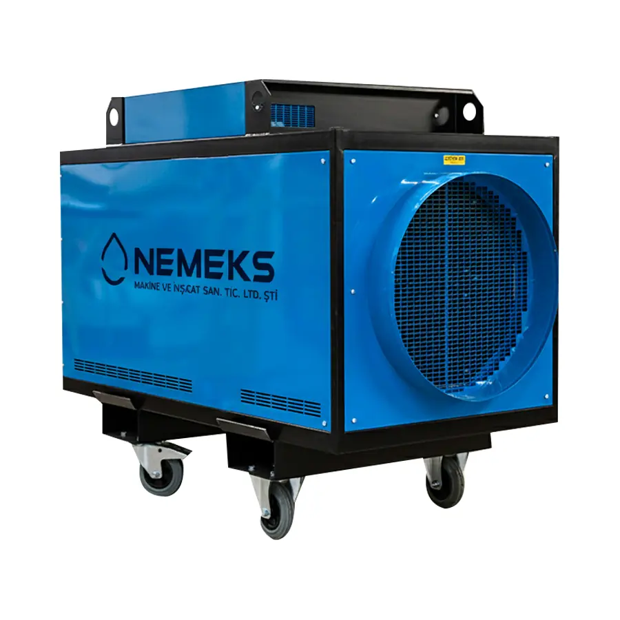 100 kW Elektrikli Isıtıcı — Nem alma cihazıyla birlikte önerilir